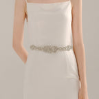 European And American Dress Waist Decorations High-end Luxury Handmade Rhinestone Waist Chain