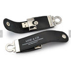 Creative Metallic Leather Usb Flash Drive 4Gb 8Gb 16Gb 32Gb 64Gb 128Gb Memory Media U Disk Hot Sale
