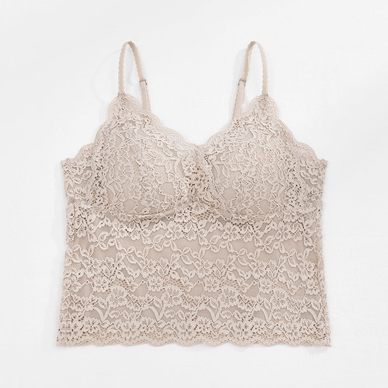 French Lace Underwear Ladies Underwired Backless Bra