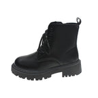 British Style Martin Boots For Women Fleece-lined Platform